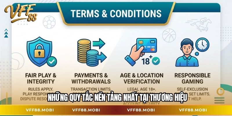 Những quy tắc nền tảng nhất tại thương hiệu
